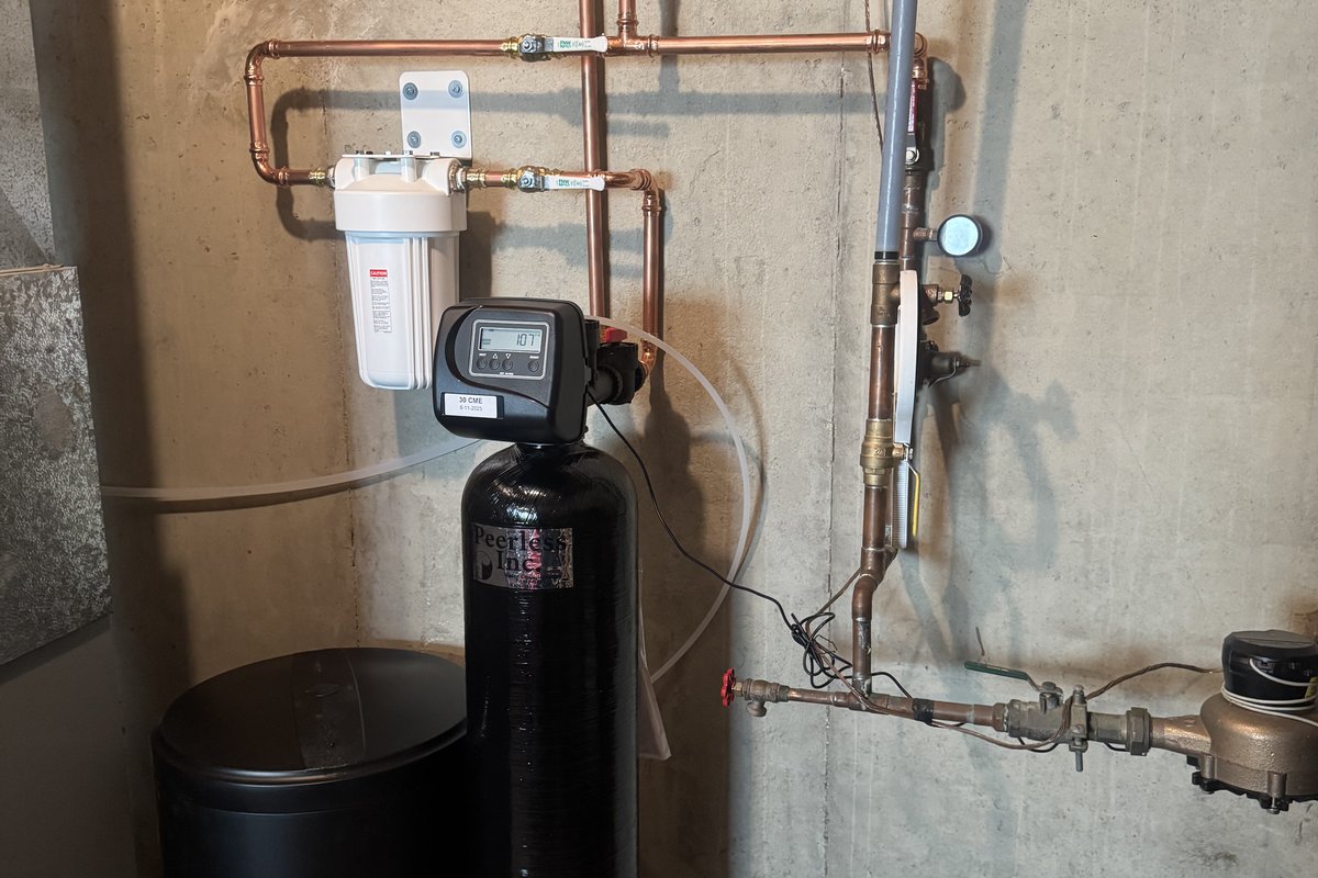 Water softener installation by Alliance Plumbing in Kalamazoo
